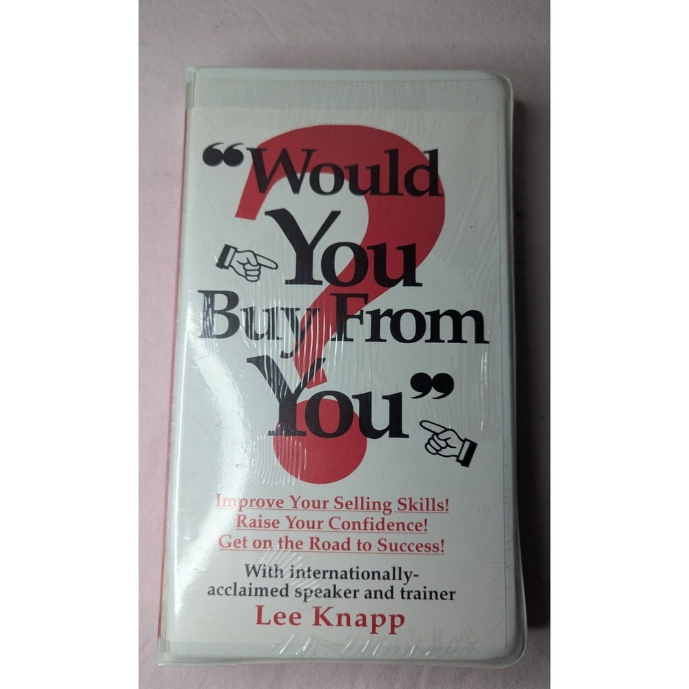 Lee Knapp Would you buy from You selling Skills VHS tape road to Success Video